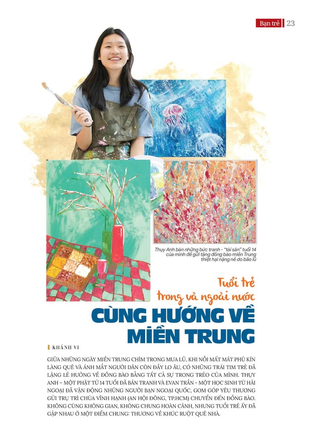 Bài trên Báo Giác Ngộ số 1333 - Thiết kế: Phòng Mỹ thuật BGN/Tống Viết Diễn