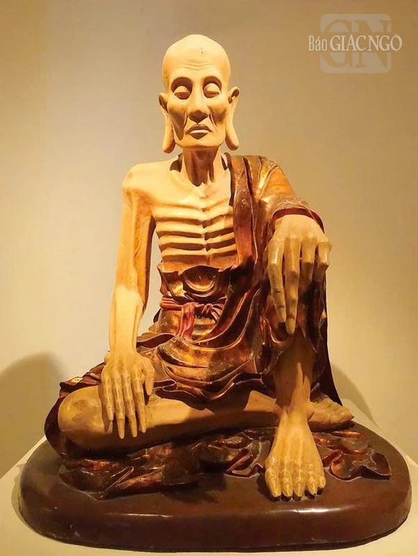 Tượng Tuyết Sơn chùa Tây Phương, hiện vật lưu giữ tại Bảo tàng Mỹ thuật Việt Nam Tượng Tuyết Sơn chùa Tây Phương, hiện vật lưu giữ tại Bảo tàng Mỹ thuật Việt Nam