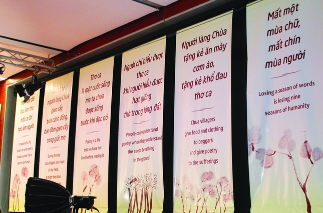 Ở Hội thơ Làng Chùa, thơ được làm ra như cách người ta thở, người ta nhớ, người ta yêu...