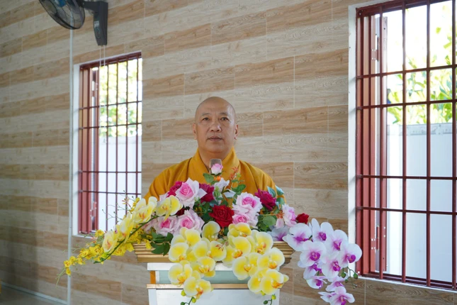 Thượng tọa Thích Giác Nguyên phát biểu khai mạc