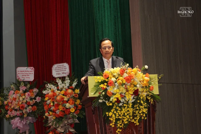 Bộ trưởng Bộ Dân tộc và Tôn giáo Đào Ngọc Dung phát biểu tại sự kiện