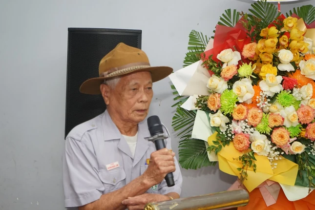 Huynh trưởng Thị Sơn - Huỳnh Ngọc Lâm phát biểu chúc mừng