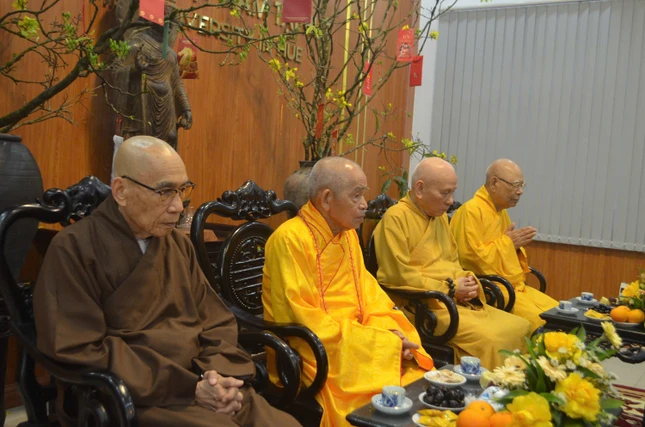 Chư tôn Trưởng lão Hòa thượng Hội đồng Chỉ đạo Học viện Phật giáo VN tại Huế