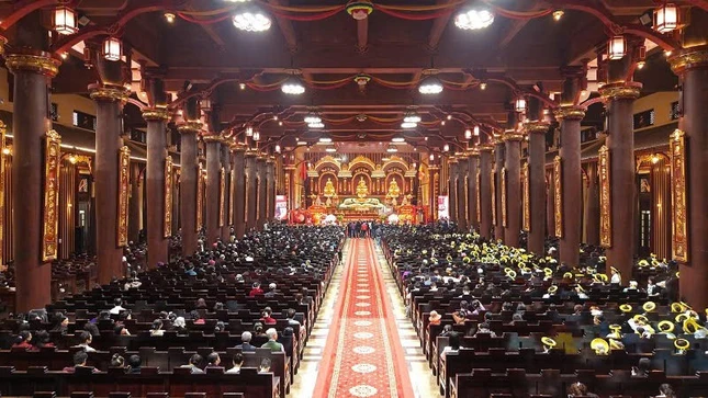 Quang cảnh lễ Khai hội Xuân Yên Tử năm 2026 - Ảnh: Quang Thọ Quang cảnh lễ Khai hội Xuân Yên Tử năm 2026 - Ảnh: Quang Thọ