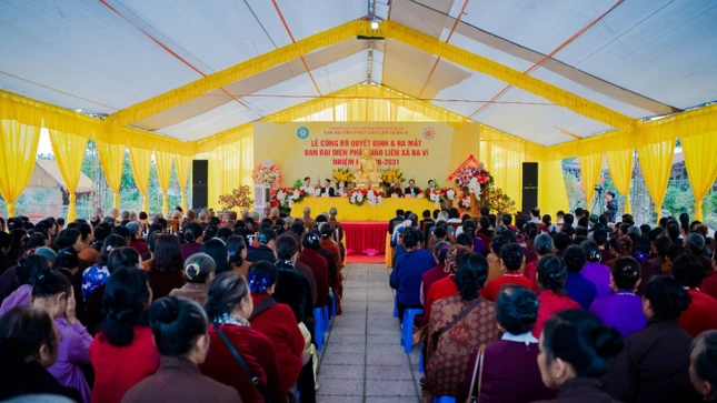 Quang cảnh buổi lễ