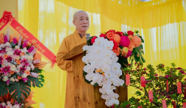 Hòa thượng Thích Bảo Nghiêm ban đạo từ