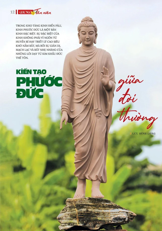 Bài trên Báo Giác Ngộ số 1341 - Thiết kế: Phòng Mỹ thuật BGN/Tống Viết Diễn