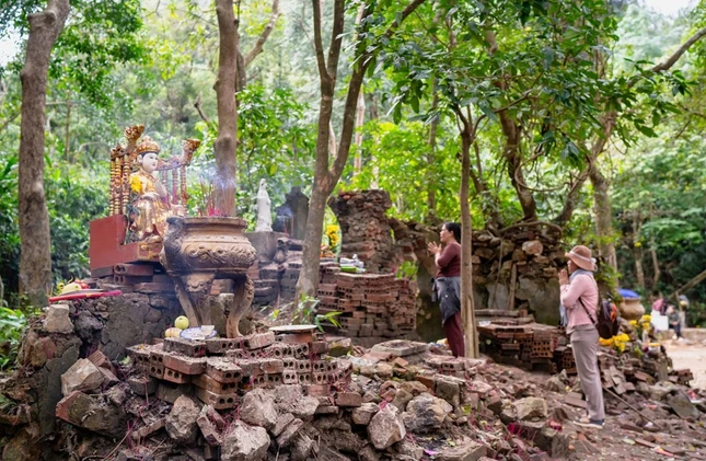 Dấu tích còn lại của chùa Non