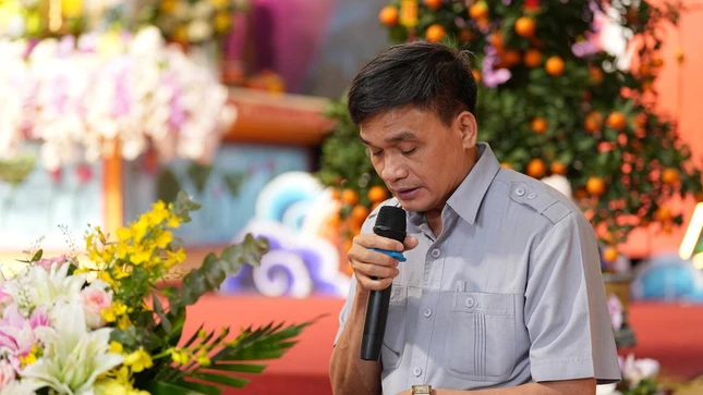 Ông Nguyễn Trường Sơn phát biểu Ông Nguyễn Trường Sơn phát biểu