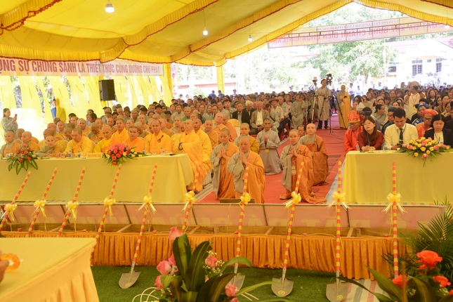 Quang cảnh buổi lễ