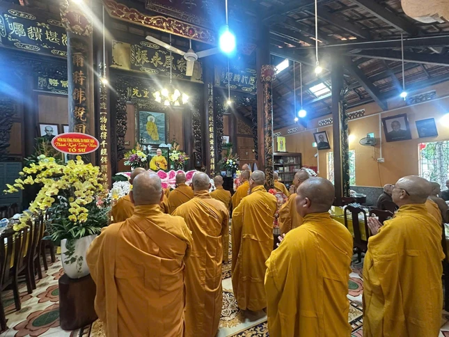 Lễ tưởng niệm tại tổ đường tổ đình Phước Hậu