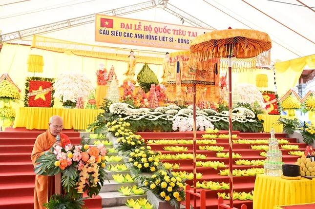 Hòa thượng Thích Quảng Tùng phát biểu khai mạc