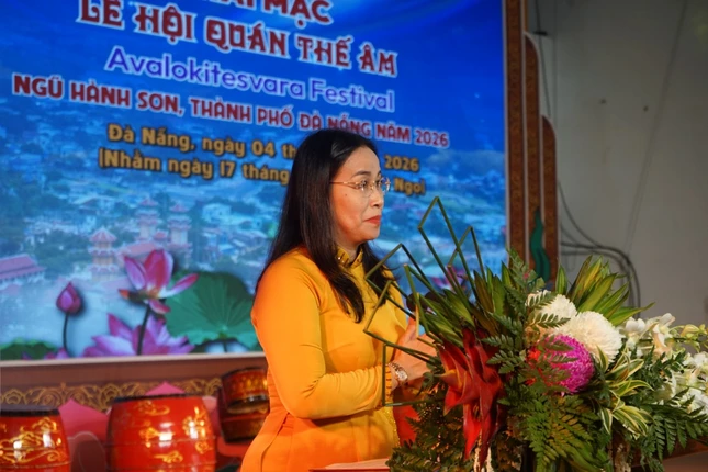 Phó Chủ tịch UBND TP.Đà Nẵng Nguyễn Thị Anh Thi phát biểu khai mạc Phó Chủ tịch UBND TP.Đà Nẵng Nguyễn Thị Anh Thi phát biểu khai mạc