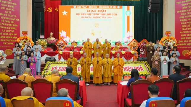 Tân Ban Trị sự GHPGVN tỉnh Lạng Sơn, nhiệm kỳ 2026-2031 ra mắt, phát biểu nhận nhiệm vụ tại đại hội