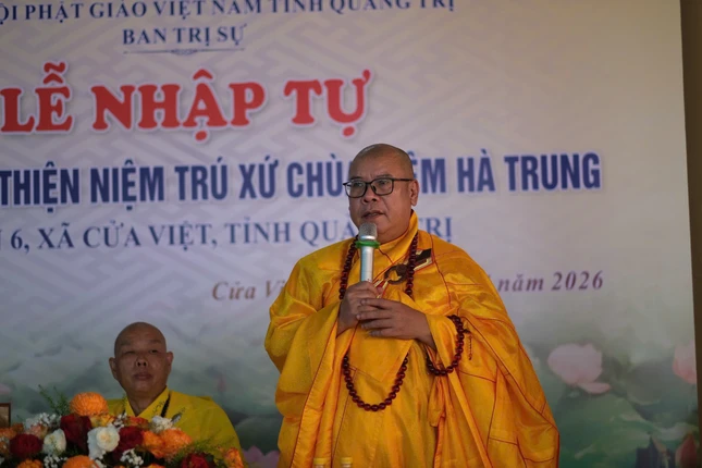 Thượng tọa Thích Đạo Không huấn từ