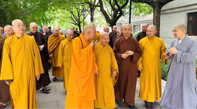 Trưởng lão Hòa thượng Thích Thiện Nhơn Phó Pháp chủ Hội đồng Chứng minh, Chủ tịch Hội đồng Trị sự làm trưởng đoàn Trưởng lão Hòa thượng Thích Thiện Nhơn Phó Pháp chủ Hội đồng Chứng minh, Chủ tịch Hội đồng Trị sự làm trưởng đoàn