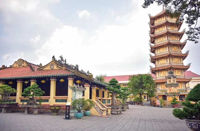 Tổ đình Hội Khánh - ngôi cổ tự mang đậm dấu ấn, văn hóa, lịch sử của vùng đất Thủ Dầu Một - Ảnh: Quảng Đạo/BGN
