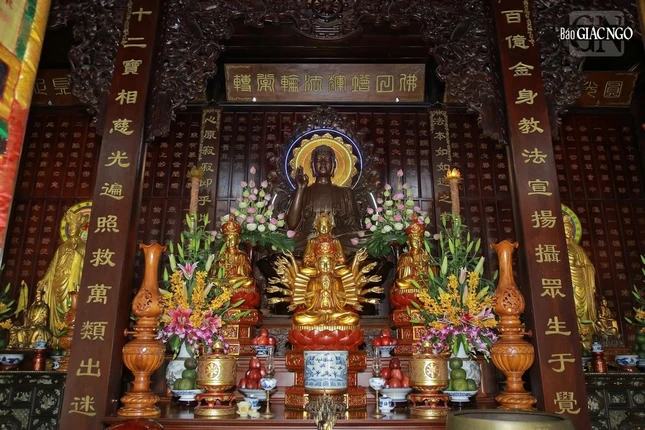 Chánh điện chùa Kim Tiên hiện nay Chánh điện chùa Kim Tiên hiện nay
