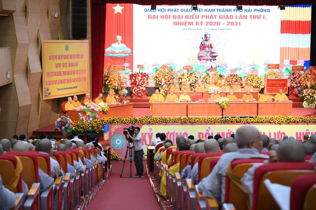 Đại hội đại biểu Phật giáo TP.Hải Phòng, nhiệm kỳ 2026-2031 thành công tốt đẹp