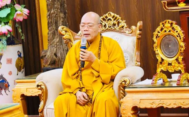 Hòa thượng Thích Thanh Hiện phát biểu đúc kết Hòa thượng Thích Thanh Hiện phát biểu đúc kết