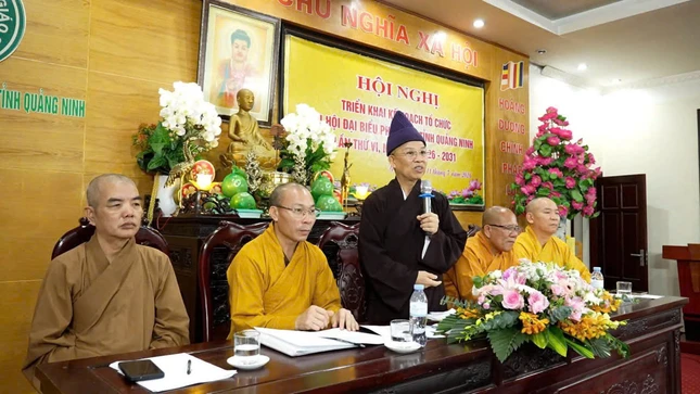 Hòa thượng Thích Thanh Quyết phát biểu chỉ đạo Hòa thượng Thích Thanh Quyết phát biểu chỉ đạo