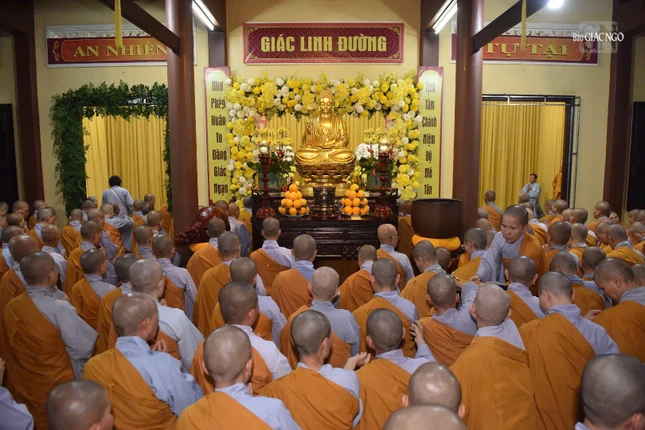 Kim quan Ni trưởng Thích nữ Như Tịnh được tôn trí tại thiền viện Linh Chiếu (ấp Hiền Hòa, xã Phước Thái, TP.Đồng Nai)
