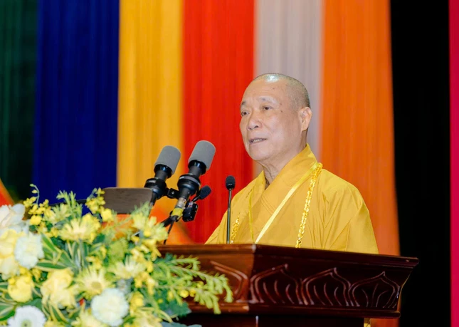 Hòa thượng Thích Bảo Nghiêm phát biểu khai mạc