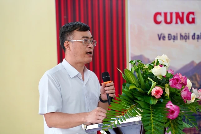 Ông Đào Duy Trọng, Giám đốc Sở Dân tộc và Tôn giáo tỉnh Bắc Ninh phát biểu Ông Đào Duy Trọng, Giám đốc Sở Dân tộc và Tôn giáo tỉnh Bắc Ninh phát biểu