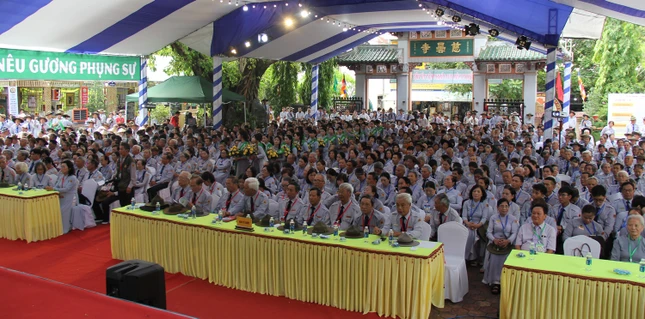 Hơn 1.000 huynh trưởng, đoàn sinh trên toàn quốc về tham dự Lễ kỷ niệm 75 năm Gia đình Phật tử Việt Nam Hơn 1.000 huynh trưởng, đoàn sinh trên toàn quốc về tham dự Lễ kỷ niệm 75 năm Gia đình Phật tử Việt Nam