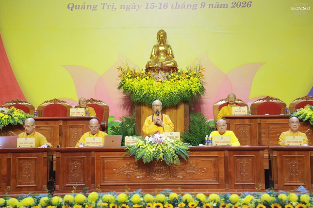 Hòa thượng Thích Tánh Nhiếp phát biểu khai mạc