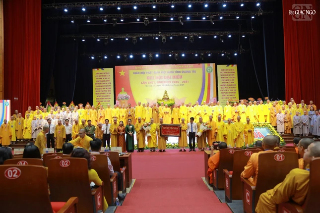 Đại hội đại biểu Phật giáo tỉnh Quảng Trị lần thứ I, nhiệm kỳ 2026-2031 thành công tốt đẹp