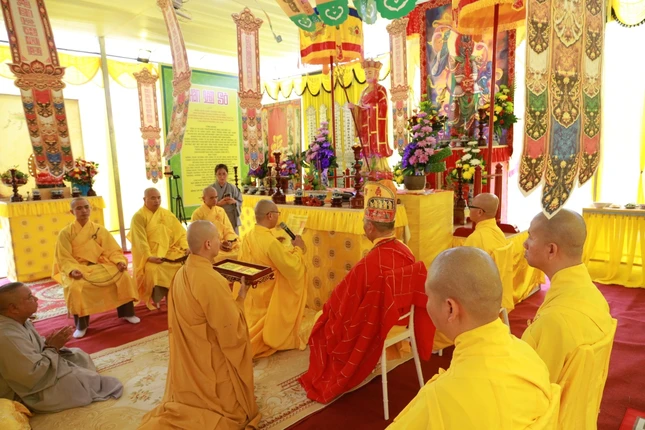 Lễ hiệp kỵ chư tôn đức khai sơn, trùng hưng tổ đình Kỳ Viên Trung Nghĩa, vào ngày 2-10