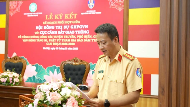 Đại tá Phạm Quang Huy phát biểu Đại tá Phạm Quang Huy phát biểu