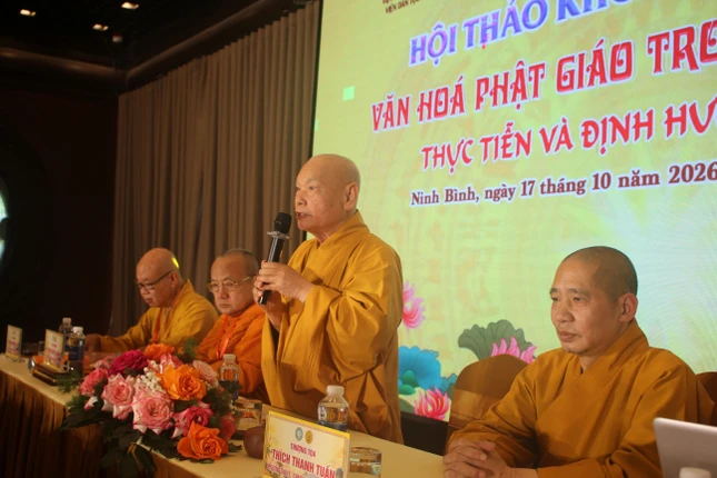 Trưởng lão Hòa thượng Thích Thiện Nhơn phát biểu khai mạc
