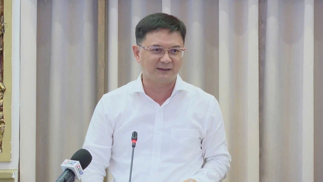 Ông Nguyễn Mạnh Cường phát biểu