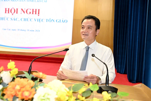 Ông Giàng Quốc Hưng phát biểu khai mạc