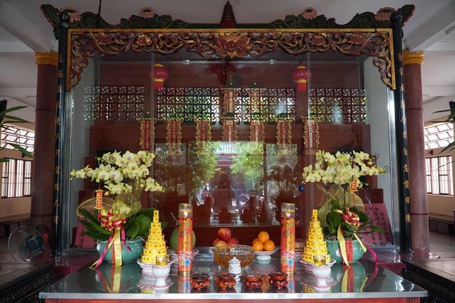 Tổ đường - nơi đặt long vị của chư vị Tổ sư cùng các thế hệ trụ trì tại chùa