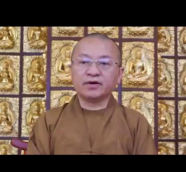 Thượng tọa Thích Nhật Từ phát biểu