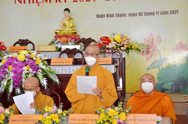 Thượng tọa Thích Tâm Chơn phát biểu khai mạc