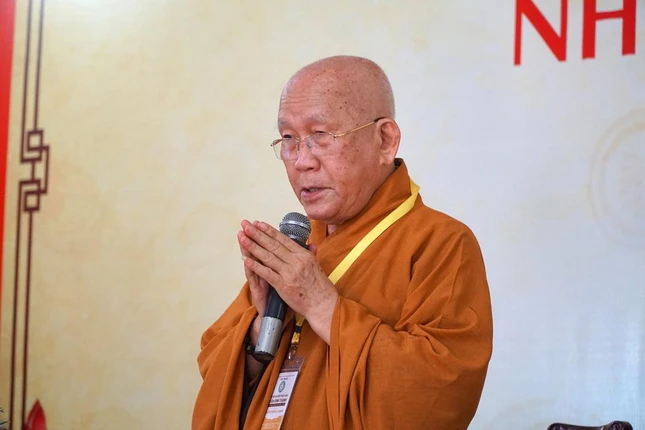 Hòa thượng Thích Như Niệm ban đạo từ