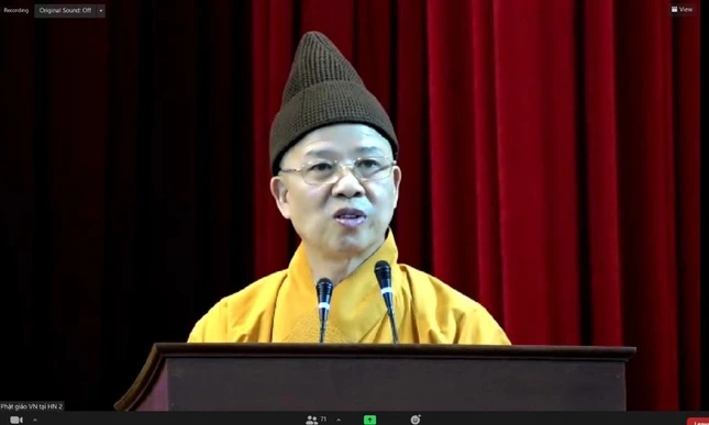 Hòa thượng Thích Thanh Quyết, phát biểu đề dẫn và đúc kết tạo đàm Hòa thượng Thích Thanh Quyết, phát biểu đề dẫn và đúc kết tạo đàm