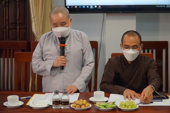 Ni sư Thích nữ Như Nguyệt báo cáo tài chánh