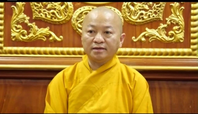 Thượng tọa Thích Nhật Từ, Phó Viện trưởng Viện Nghiên cứu chia sẻ về Danh mục Tam Tạng Thánh Điển và Web của viện.