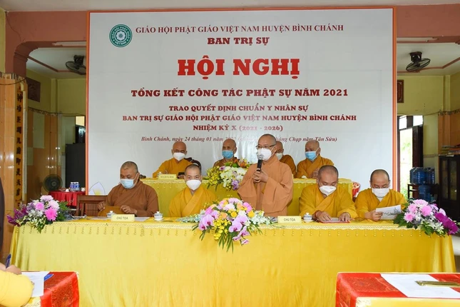 Thượng tọa Thích Huệ Minh, yêu các tự viện đảm bảo công tác phòng chống dịch trong dịp xuân Nhâm Dần sắp tới.