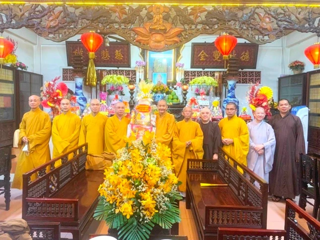 Khánh tuế Hòa thượng Thích Thanh Hùng, Trưởng ban Hướng dẫn Phật tử Trung ương GHPGVN tại tổ đình Phổ Quang