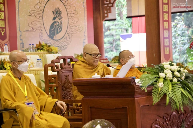 Hòa thượng Thích Giác Toàn, Phó Chủ tịch Hội đồng Trị sự giáo giới các giới tử trước lễ bế mạc