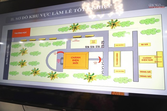 Giảng đường lớn (tầng trệt) tại chánh điện mới sẽ là nơi diễn ra lễ tốt nghiệp năm 2022 của Học viện Giảng đường lớn (tầng trệt) tại chánh điện mới sẽ là nơi diễn ra lễ tốt nghiệp năm 2022 của Học viện