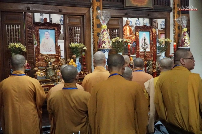 Tổ đường tại tổ đình Phố Chiếu nơi sẽ diễn ra lễ húy nhật của Tổ Trí Hải