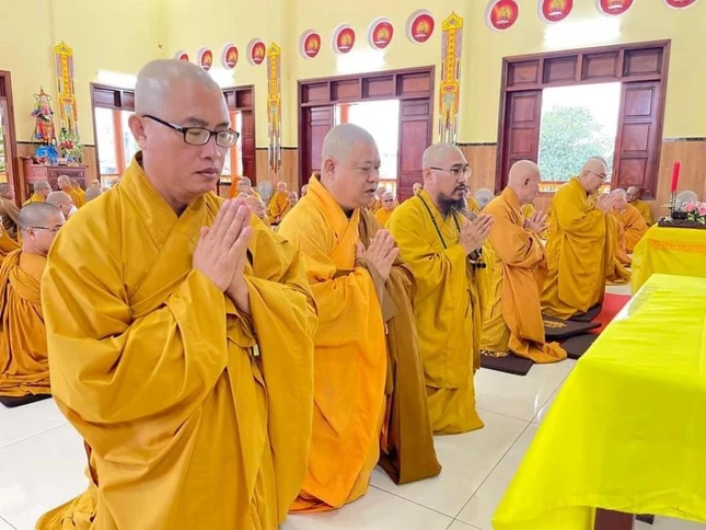 Ban Trị sự, ba vị tác pháp đối thú Tự tứ an cư Ban Trị sự, ba vị tác pháp đối thú Tự tứ an cư