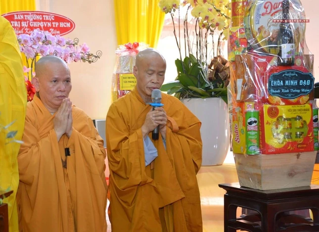 Thượng tọa Thích Tâm Minh dâng lời tri ân và cung thỉnh chư tôn đức quang lâm lễ tưởng niệm ngày mai 14-8